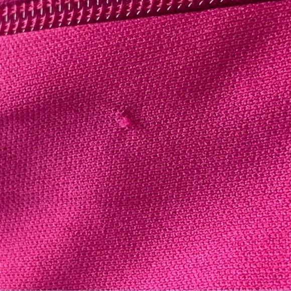 Wayf Crushed Velvet Magenta Mini Dress - Picture 7 of 11